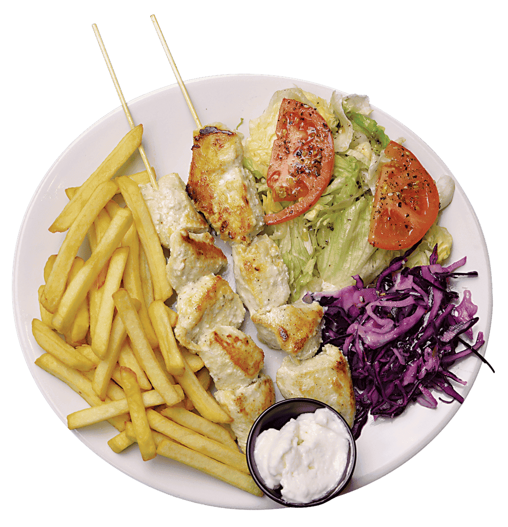 chich-taouk_assiette. Spécialité libanaise